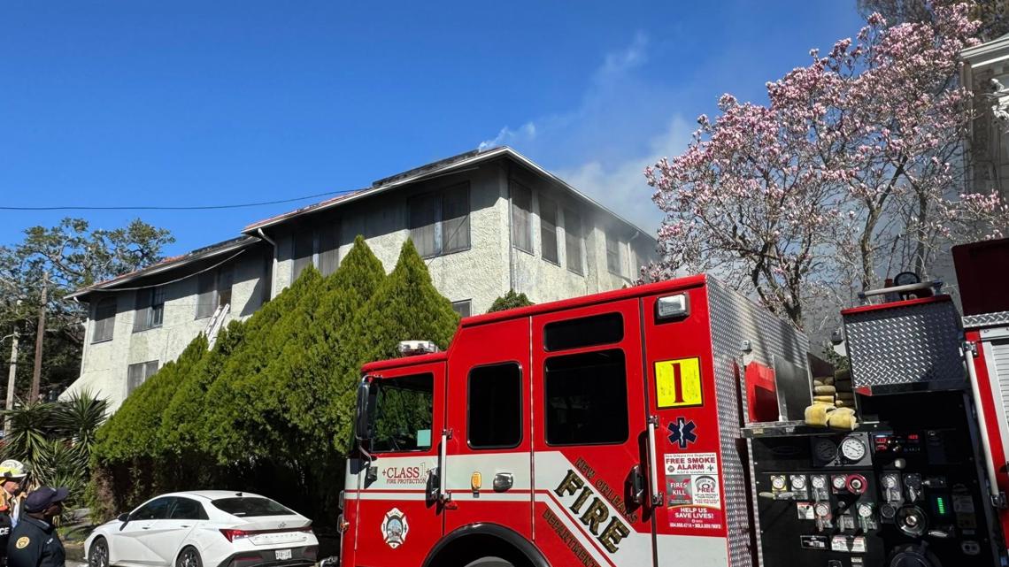2 people rescued from 3 - alarm apartment fire in the Garden District