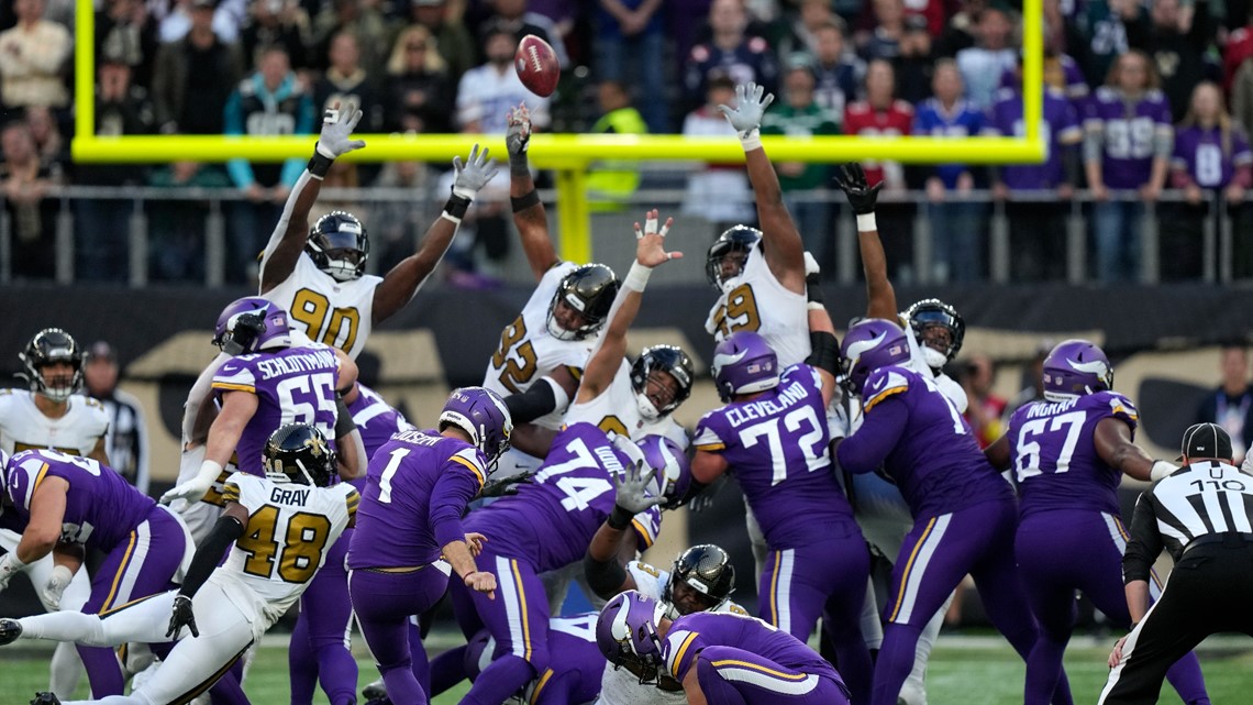 Points Inside the Saints' Double-Doink Loss to the Vikings - Sports  Illustrated New Orleans Saints News, Analysis and More