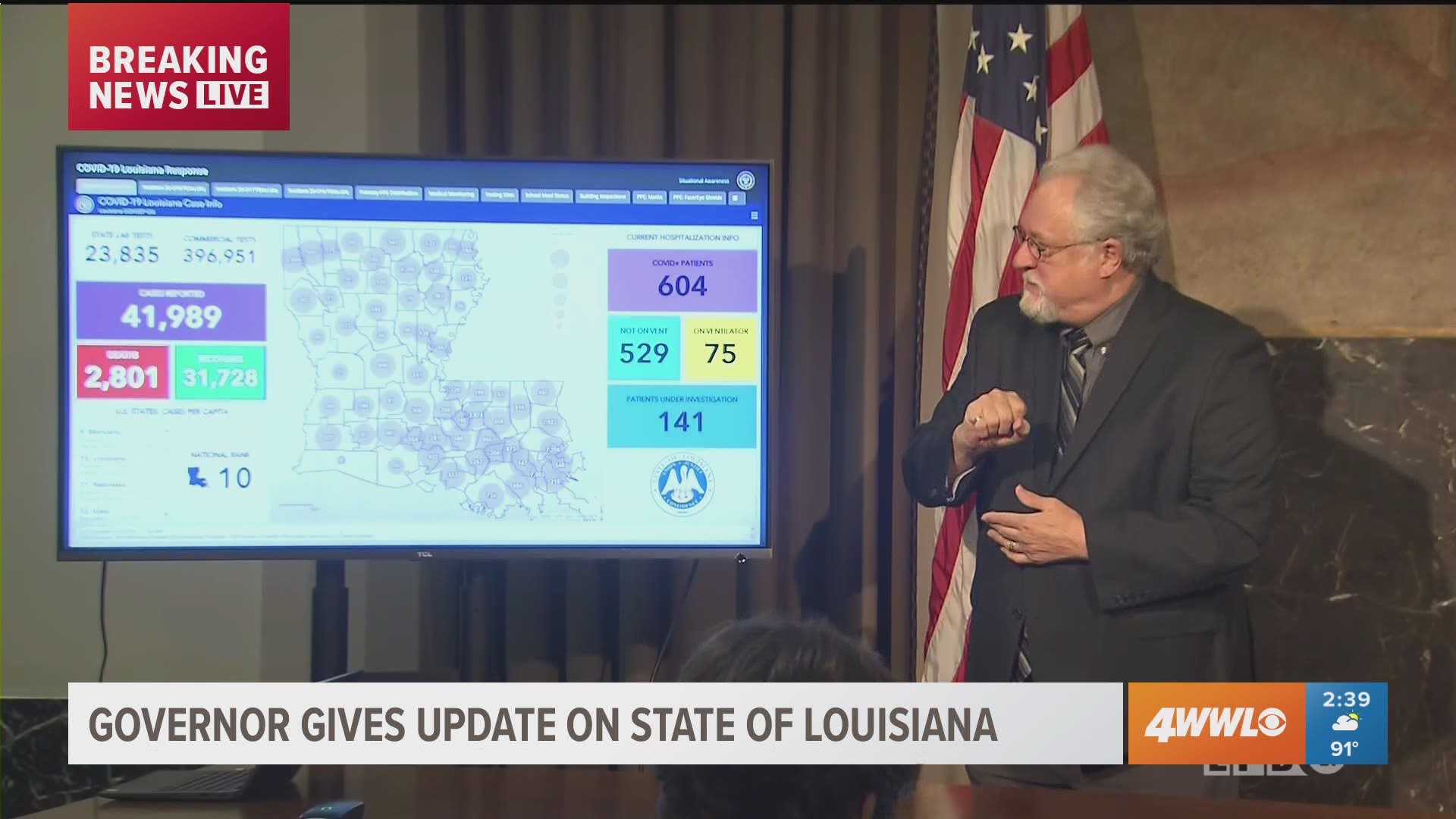 Gov. Edwards gives coronavirus update as Louisiana enters phase two of reopening