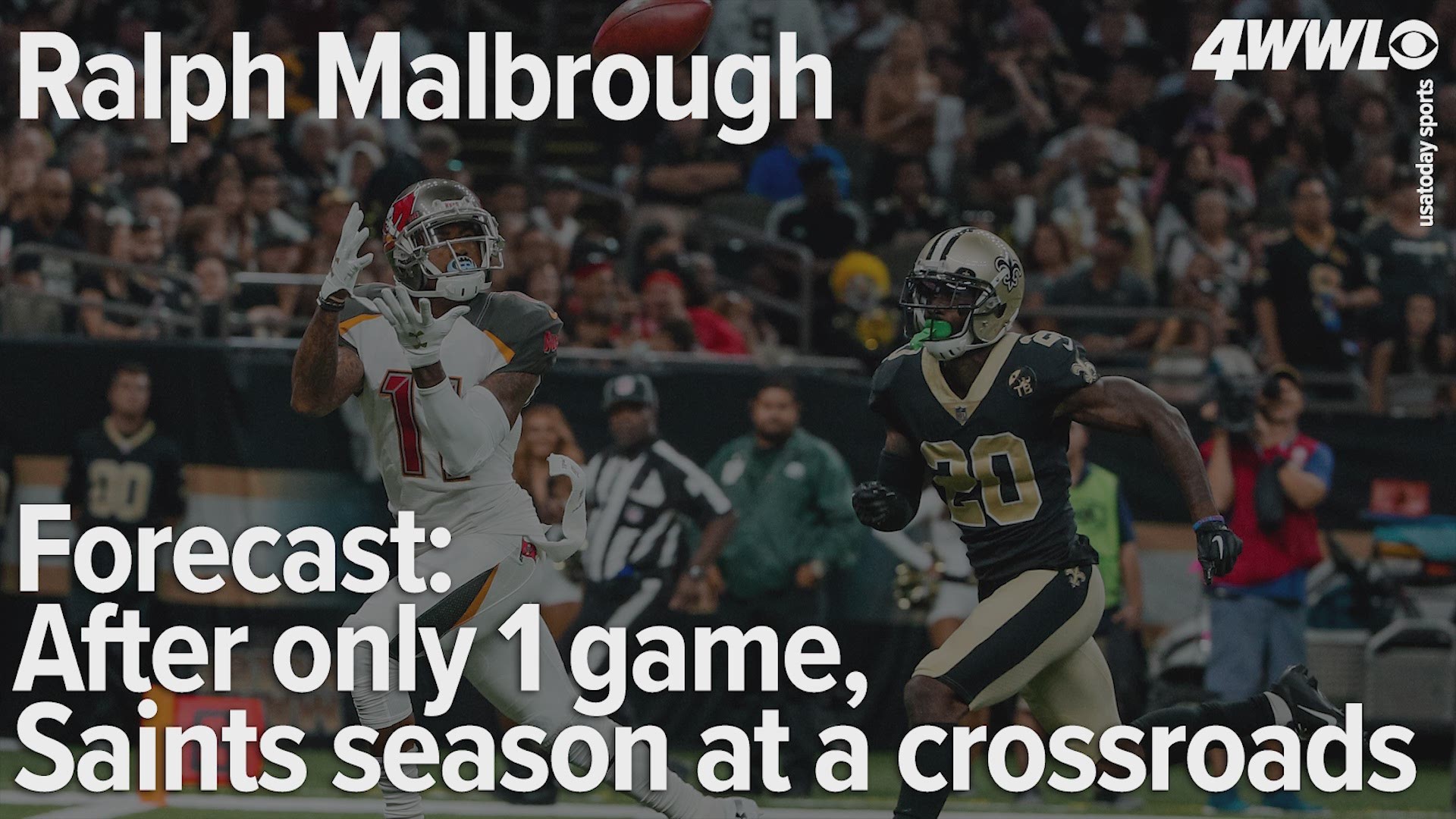 Forecast: After only 1 game, Saints season at a crossroads