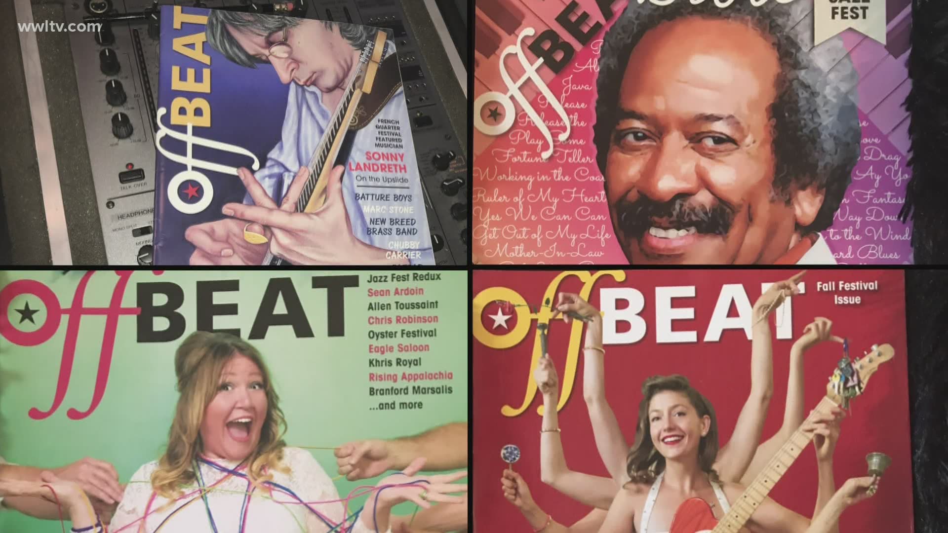 Offbeat Magazine has taken a big hit since the virus came to the city but is being hopeful for a return in the future.