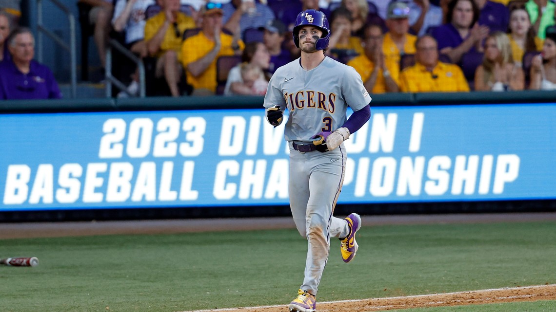 Floyd fans 17 and Beloso's HR in 11th gives LSU a 4-3 win over Florida in Game  1 of the CWS finals
