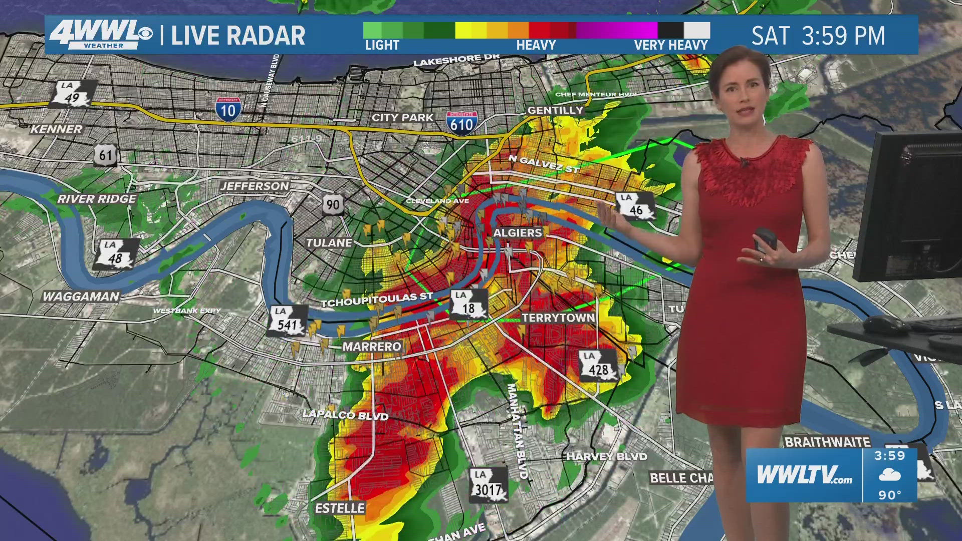 New Orleans Weather: Flash Flood Warning issued for Metro area, Flood ...
