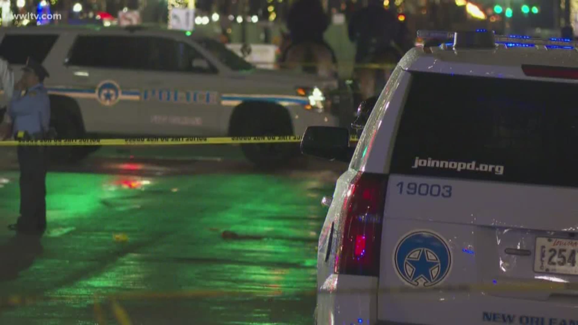 Eleven people have been shot after gunfire erupted on Canal Street early Sunday morning.