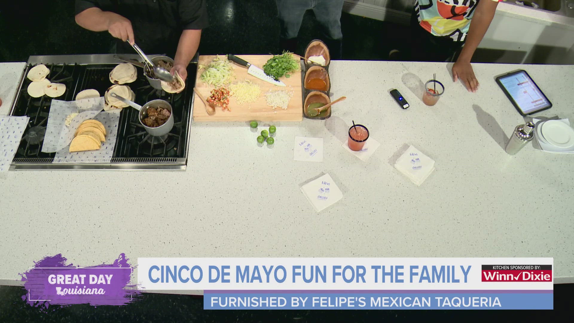 Felipe's Taqueria shared some recipes for some of their signature tacos!