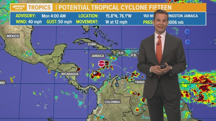 Monday morning tropical update: System in Caribbean has potential