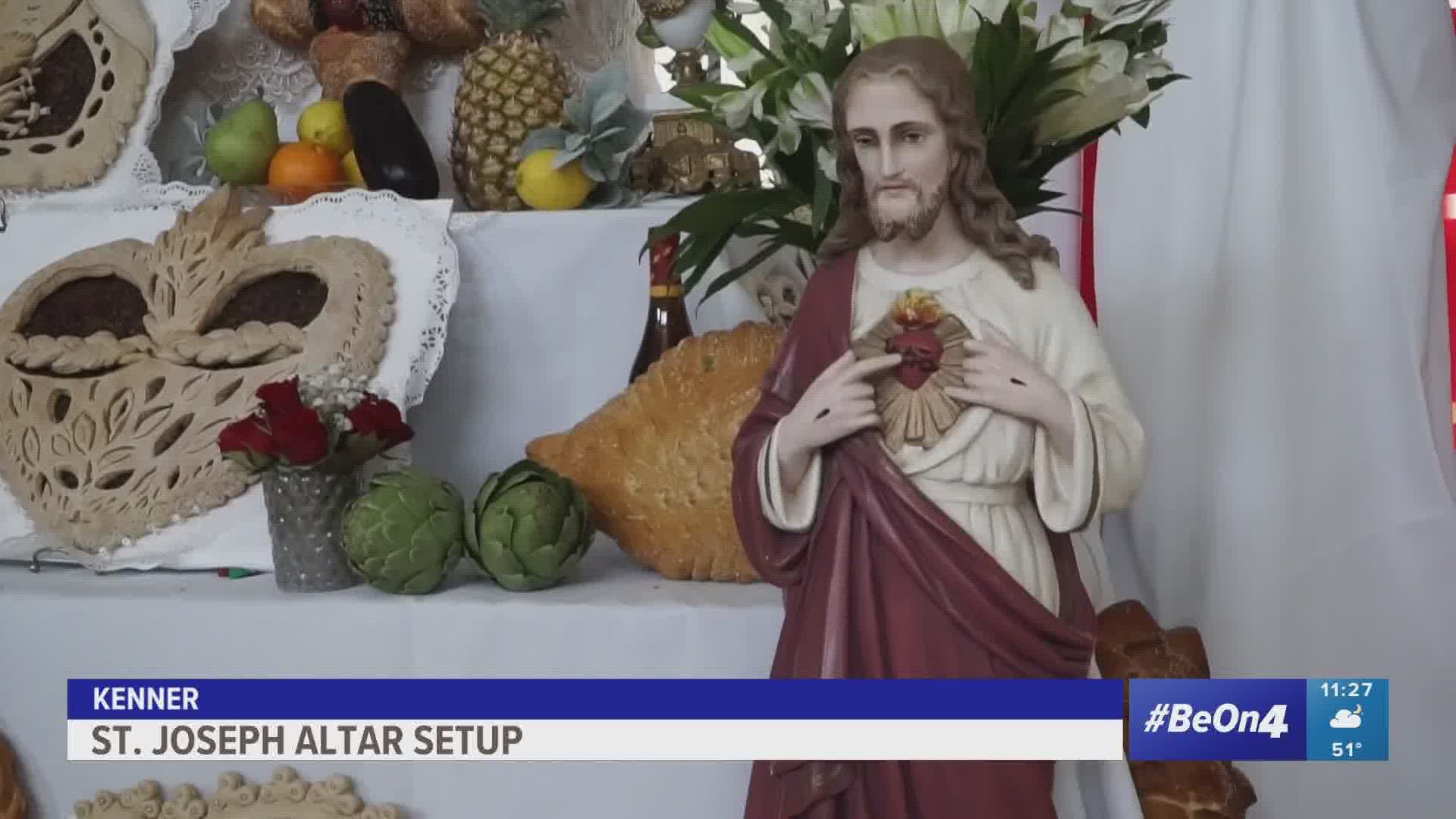 Catholics across our region are setting up the altars and decorating ahead of St. Joseph's Day this weekend. Photojournalist Chris Russell gives us a preview.