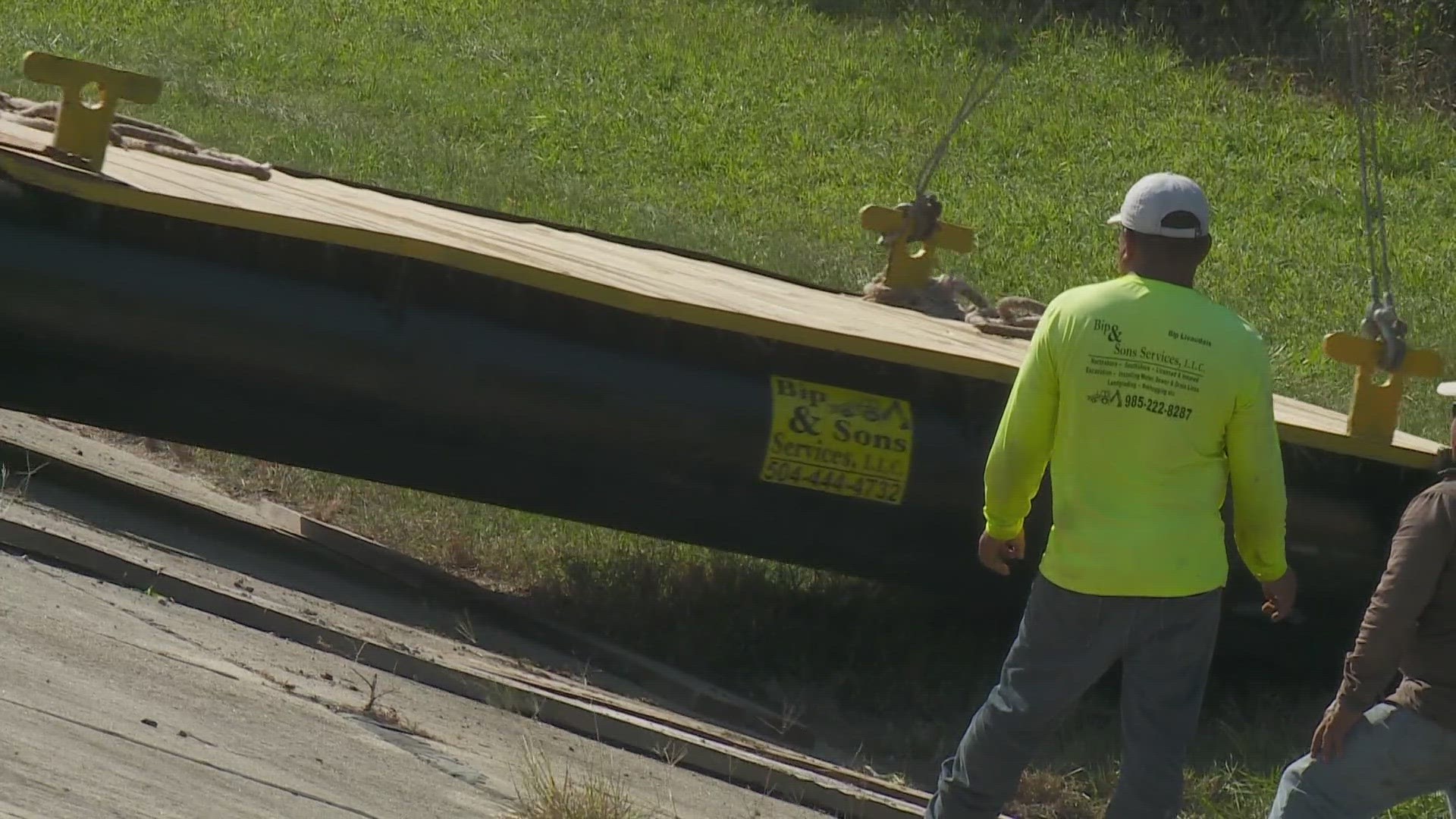 The pipelines would draw water upriver from parish intakes to keep a steady flow of fresh water at the parish’s two treatment plants.