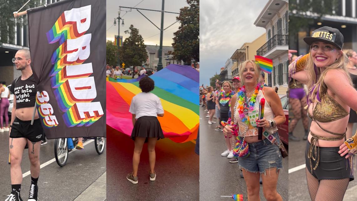 New Orleans Annual Pride Parade rolls despite storms