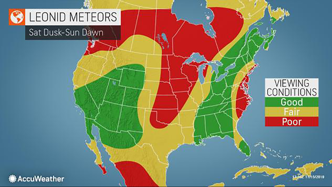 Meteor Shower Tonight Map Double Meteor Shower Could Spark Brilliant