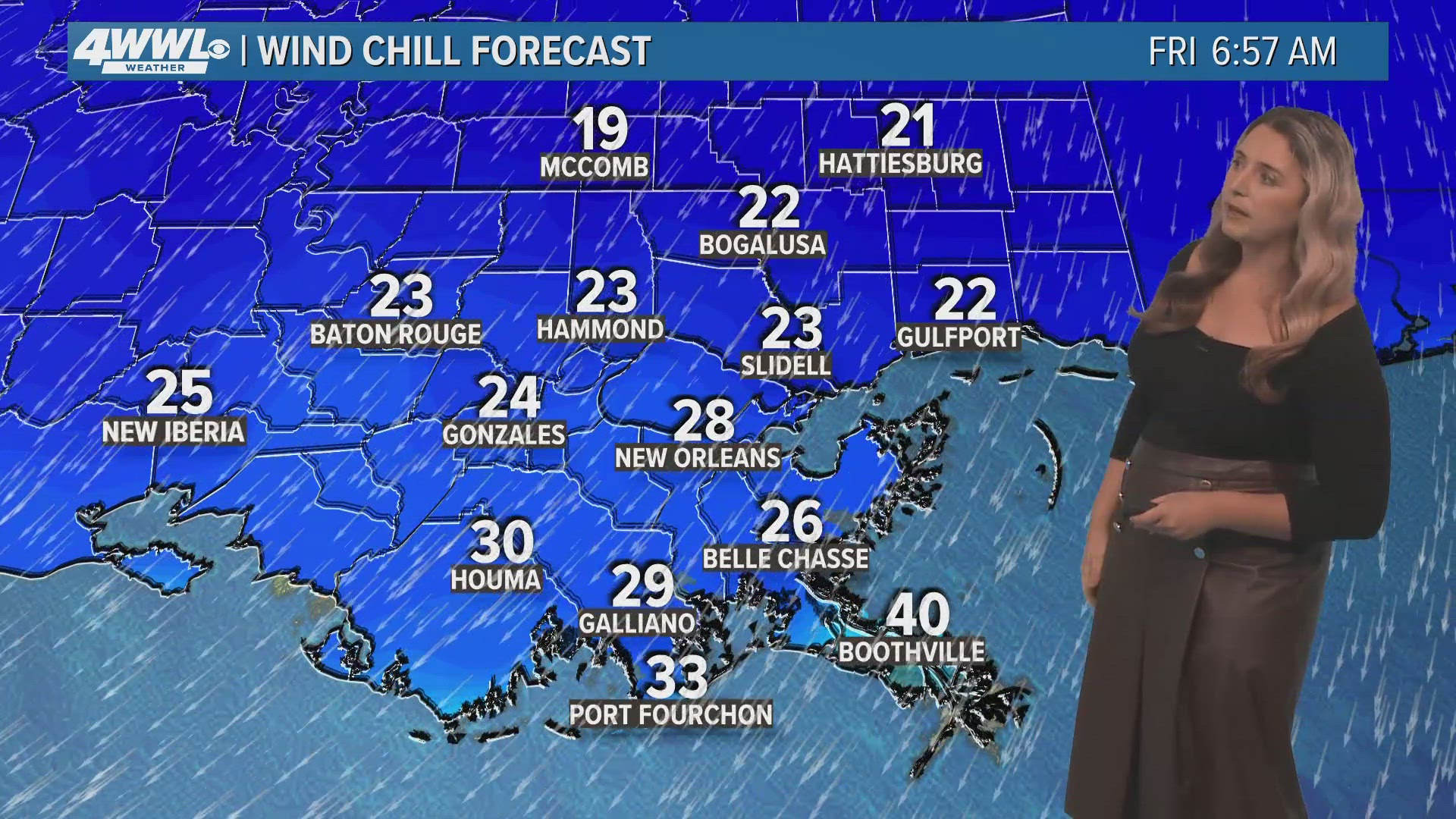 WWL Louisiana meteorologist Alexa Trischler with the latest New Orleans-area forecast for News at Noon for Thursday, Dec. 5, 2024.