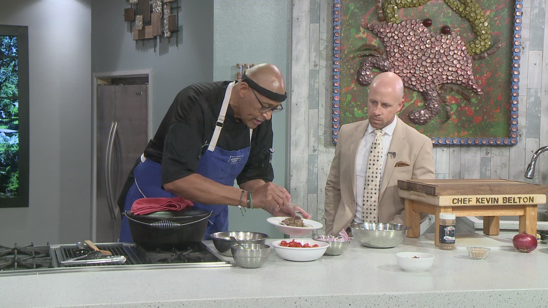 Chef Kevin Belton is in the WWL Louisiana kitchen cooking it up.