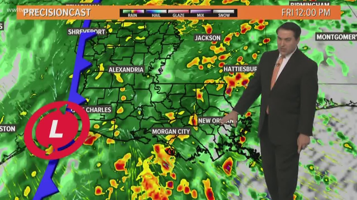 New Orleans Weather: Heavy rain and storms Friday | 0
