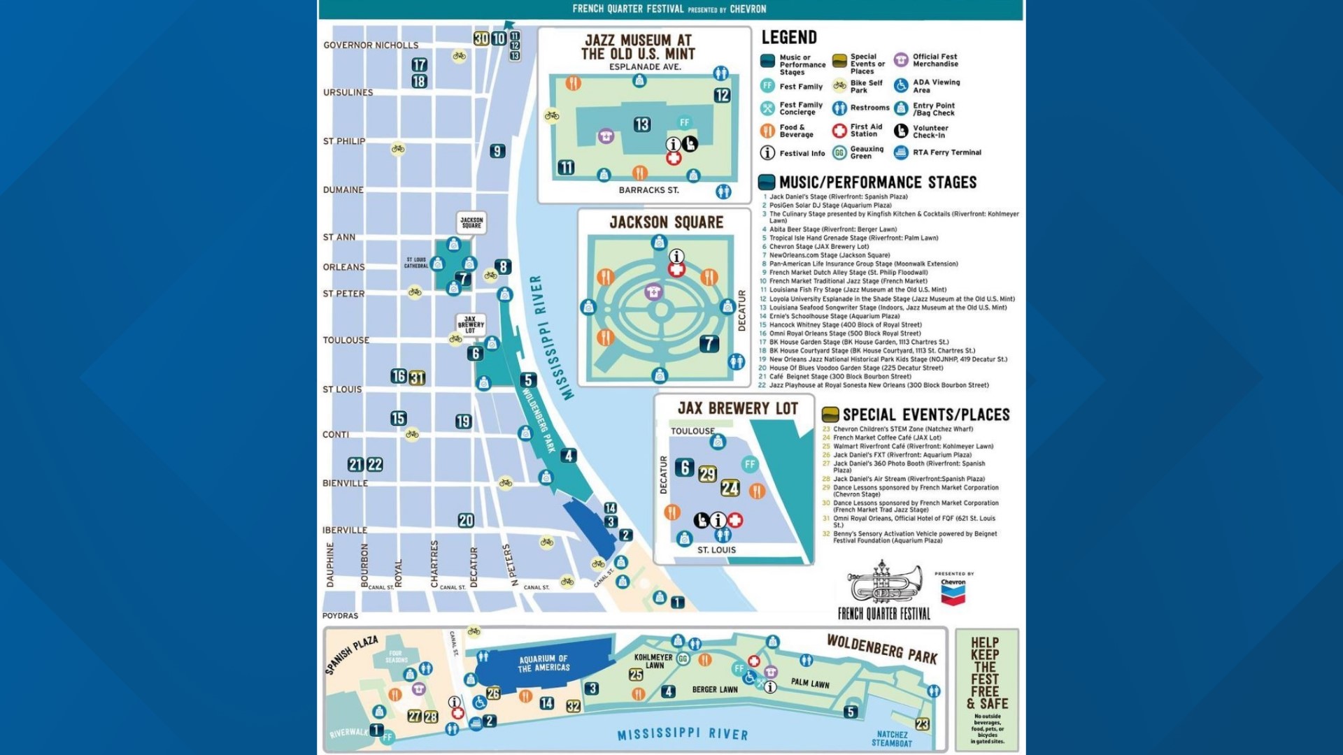 French Quarter Fest 2024 Music, Food & Map Guide