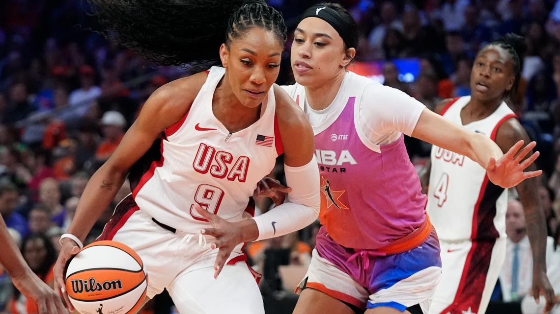 Arike Ogunbowale and Caitlin Clark lead WNBA All-Stars to 117-109 win ...