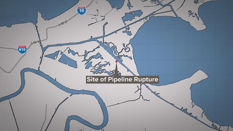 Fuel spill discovered near New Orleans