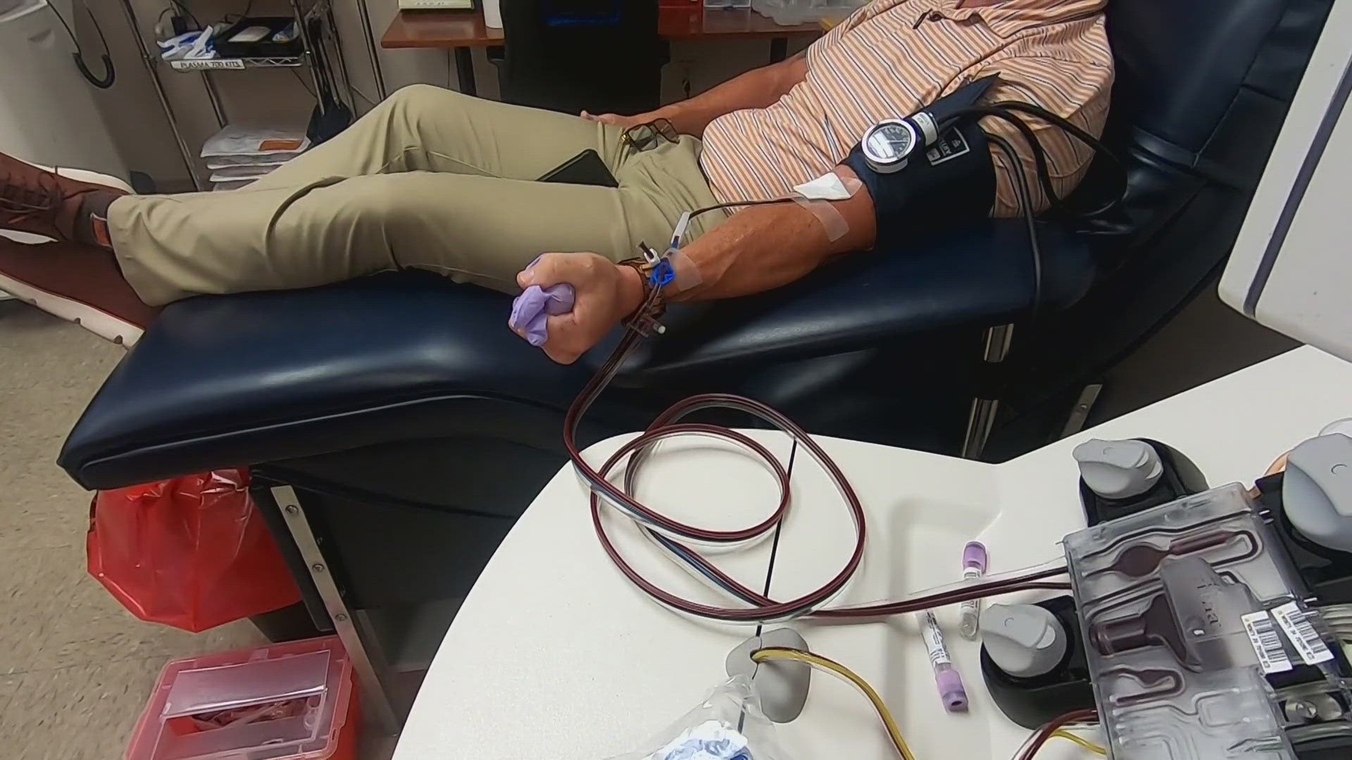 The Blood Center is pleading with people to donate before things get worse.