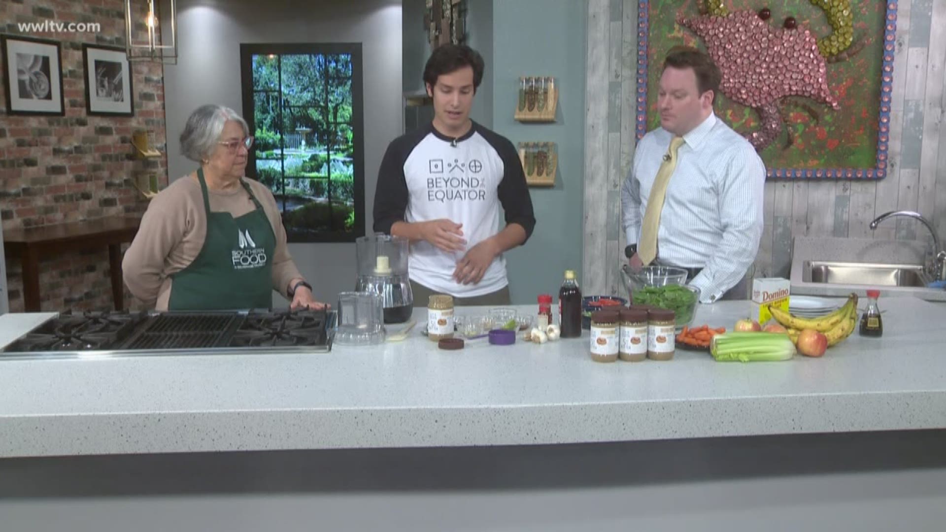 Will Myers of Beyond the Equator (beyondtheequator.com) joins Liz Williams of the Southern Food & Beverage Museum (natfab.org) to make a Thai-inspired 5 Seed Butter dressing.