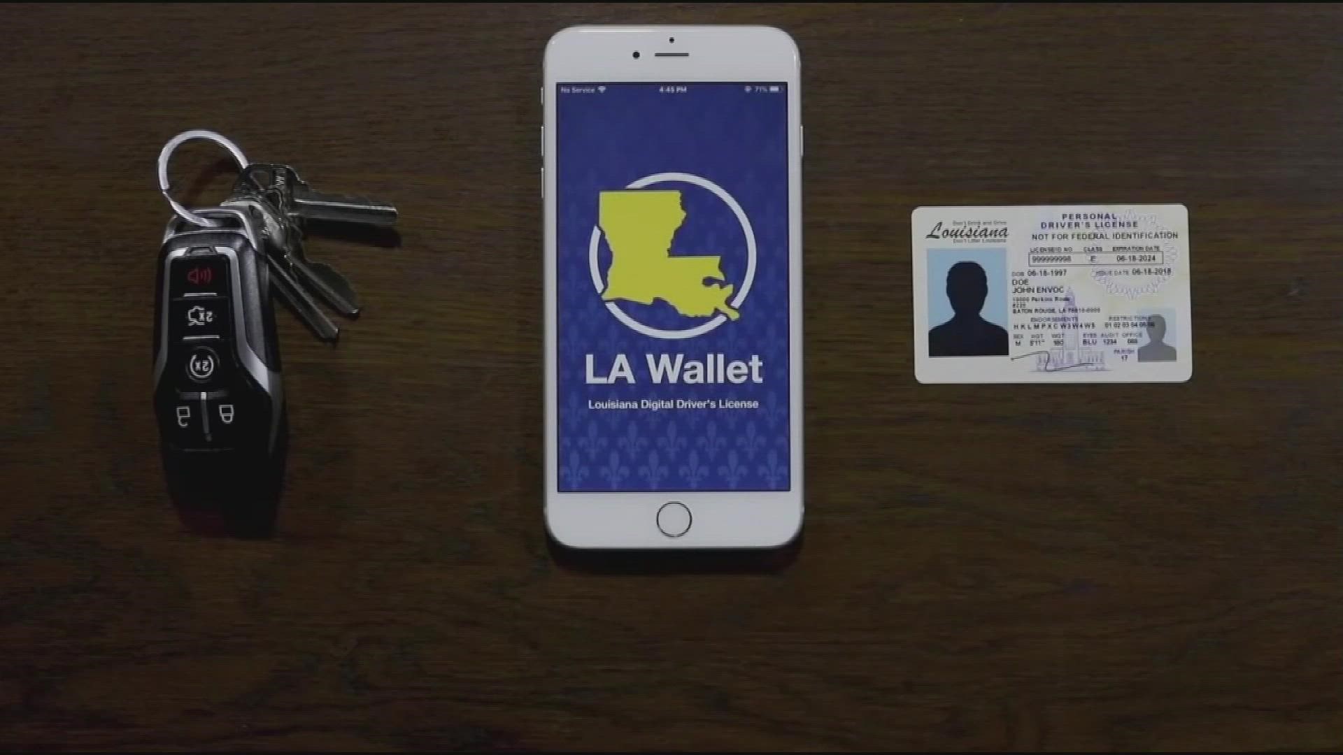 The LA Wallet app is free to download