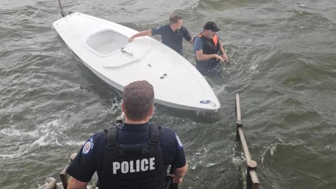 Louisiana officer in Mandeville jumps in lake to save man | wwltv.com