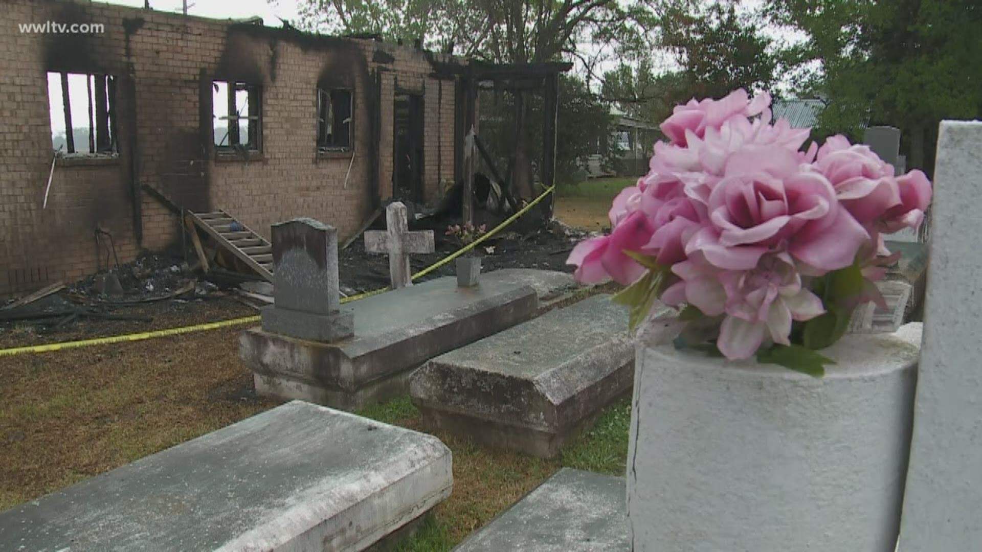 It is a time of tragedy for three churches near Opelousas, but their faith is keeping them going.