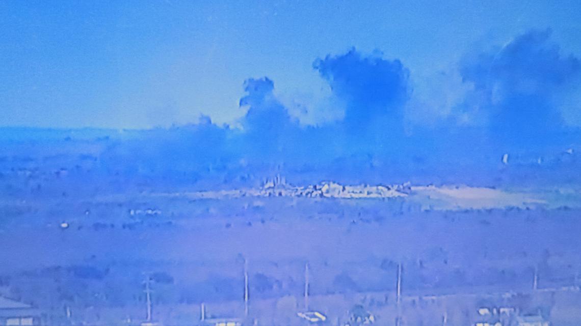 Fire spotted near I-10 in New Orleans East