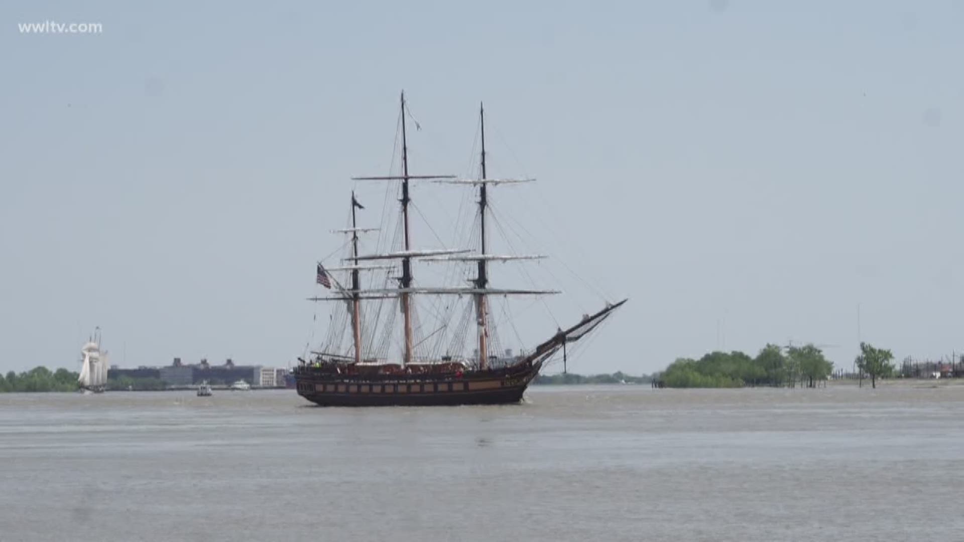 Tall ships herald New Orleans' 300th anniversary