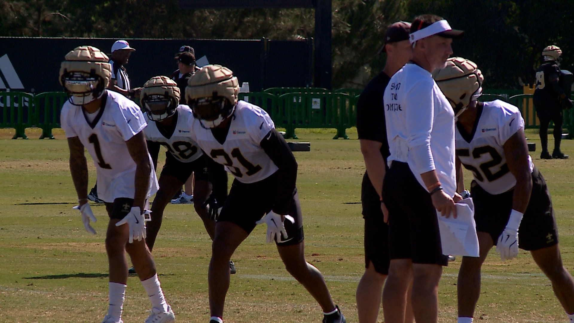 The New Orleans Saints continue the team's 2024 NFL training camp at UC-Irvine in Orange County, Calif., on Sunday, Aug. 4.