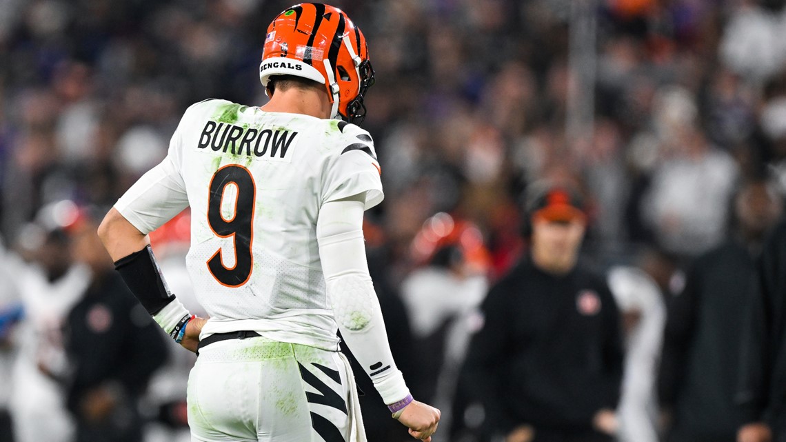 Joe Burrow Is Out For The Rest Of The Season With A Torn Ligament In