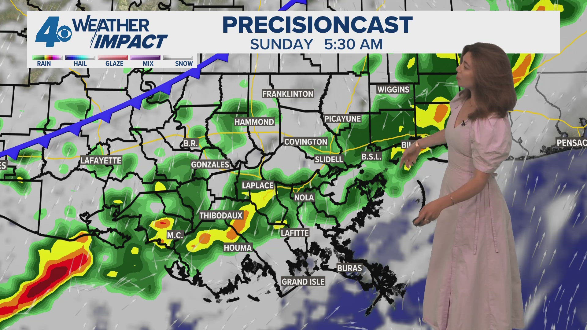 Rain and storms in the forecast for Easter Sunday morning | wwltv.com