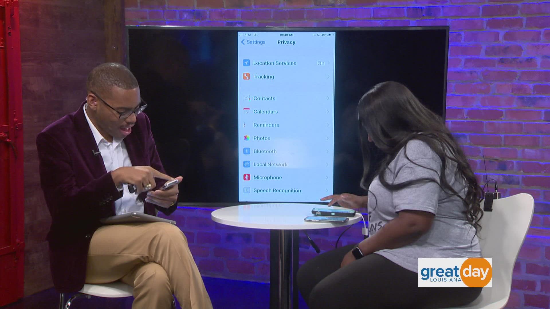 A tech expert shared tips on how to change the settings on your iPhone to help with protecting personal information.