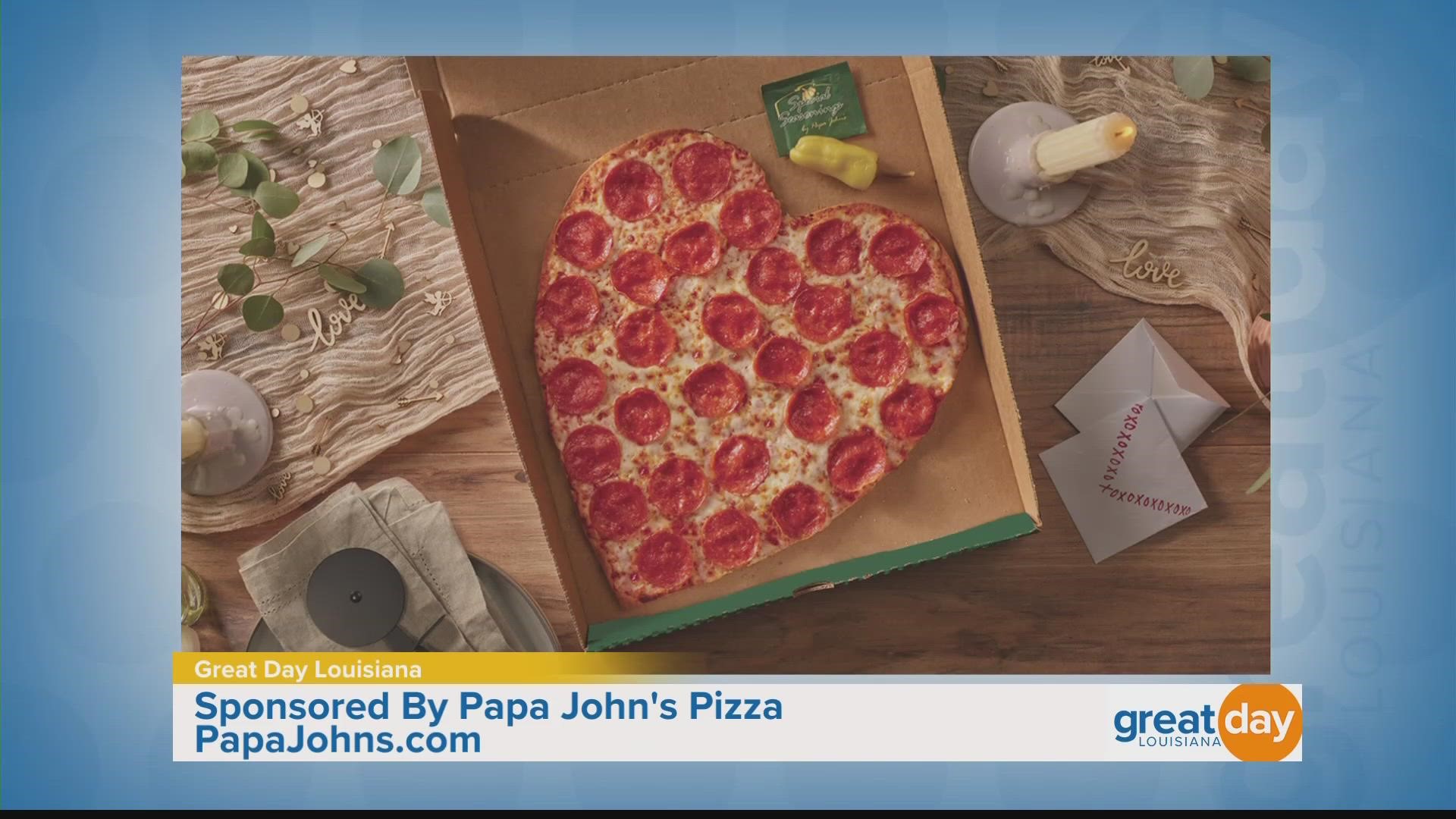 Papa John's introduces new menu items and Valentine's Day pizzas!