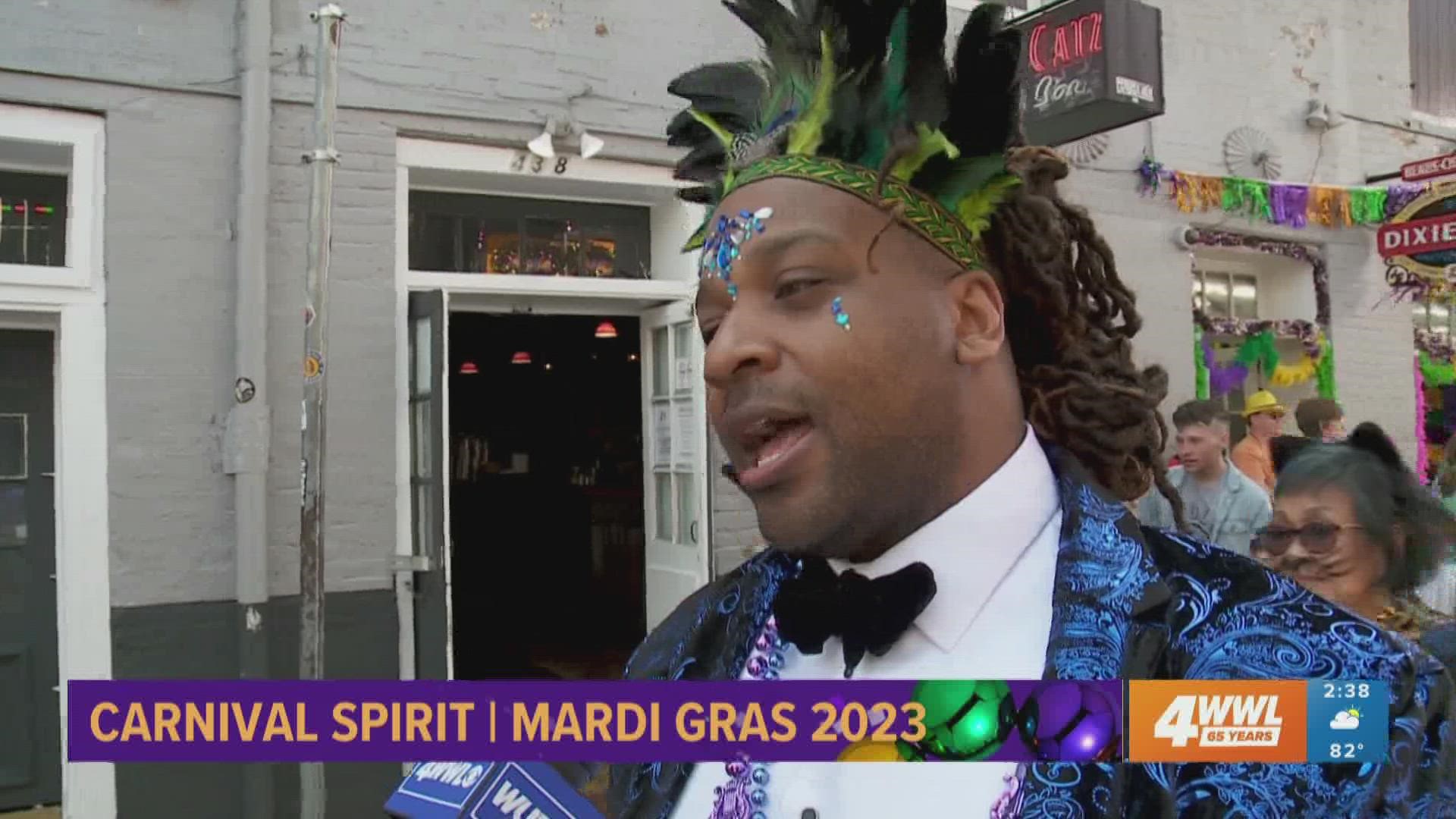 We caught up with some Bourbon Street Mardi Gras savants to see what their favorite thing is about Mardi Gras.