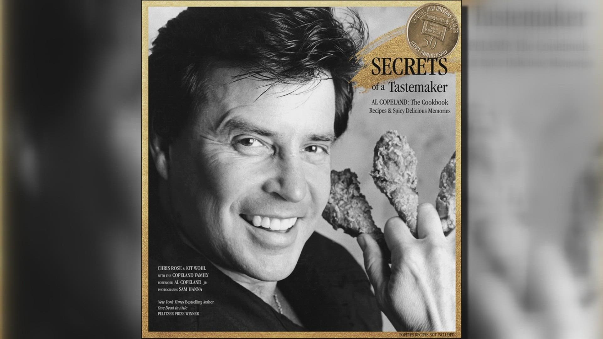 The Cookbook has more than 100 recipes and stories about Al Copeland.