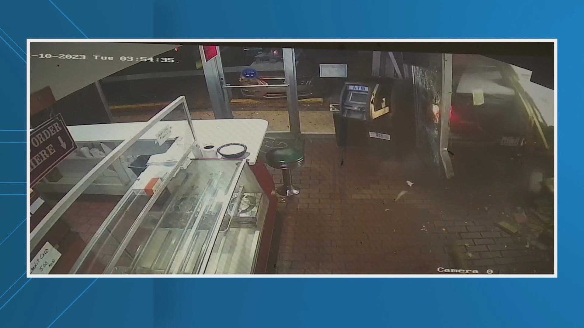 Police: 2 men wanted for armed robbery or ATM