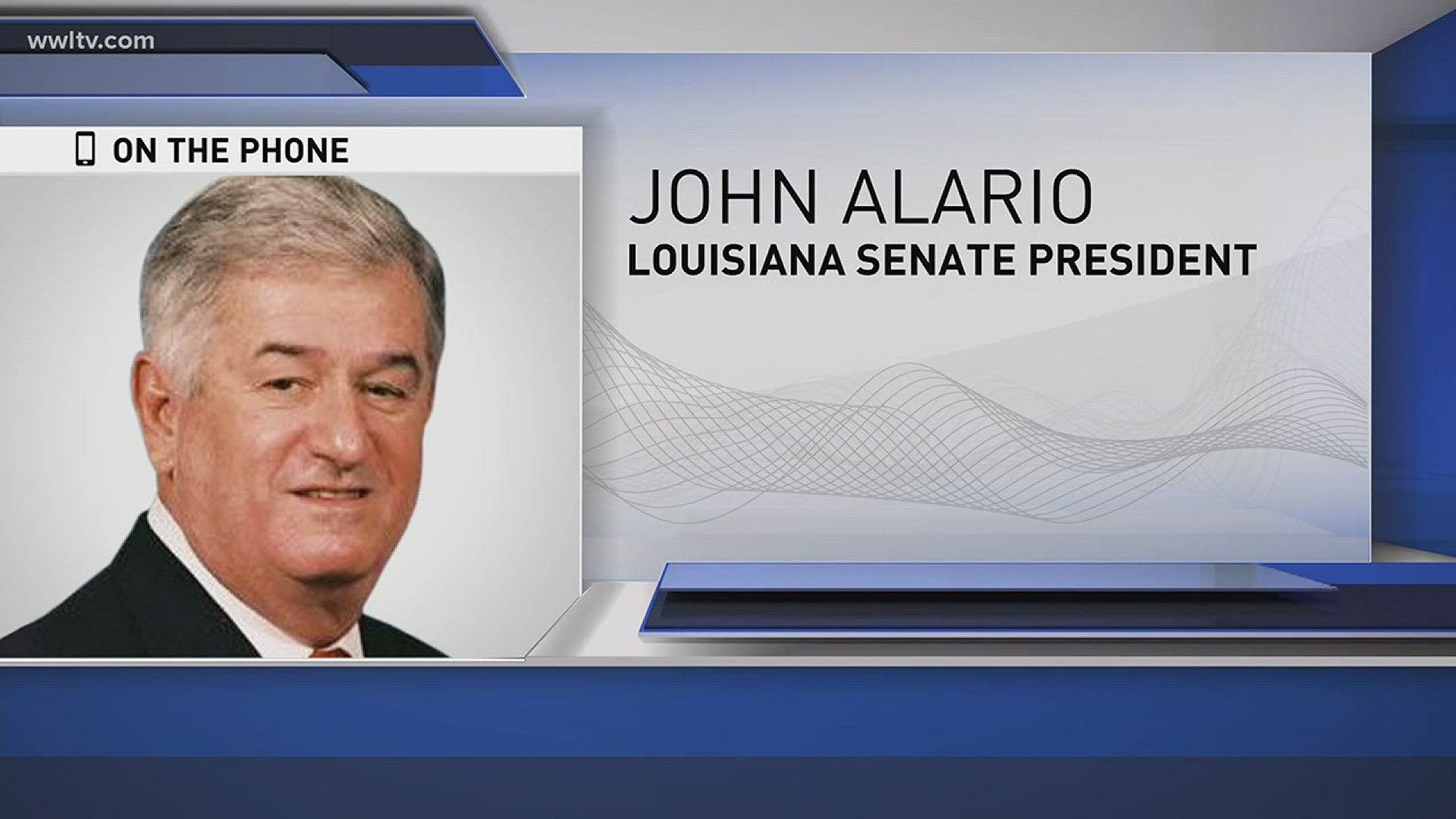 With Louisiana facing a billion-dollar budget deficit, Senate president John Alario explains what state lawmakers hope to accomplish during the special session.