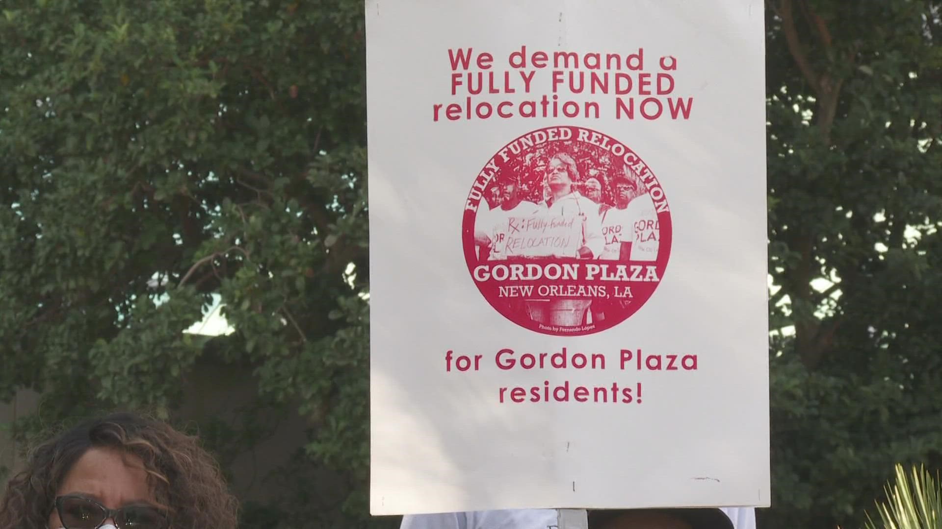 Gordon Plaza residents are still demanding decades later to be relocated away from the neighborhood built on top of a landfill causing illness to residents.