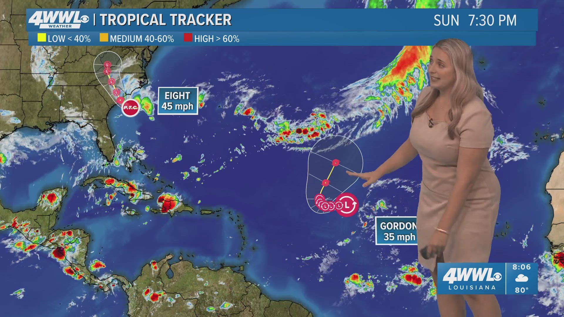 WWL Louisiana meteorologist Alexa Trischler with an 'Eye on the Tropics' on Sunday, Sept. 15, 2024.