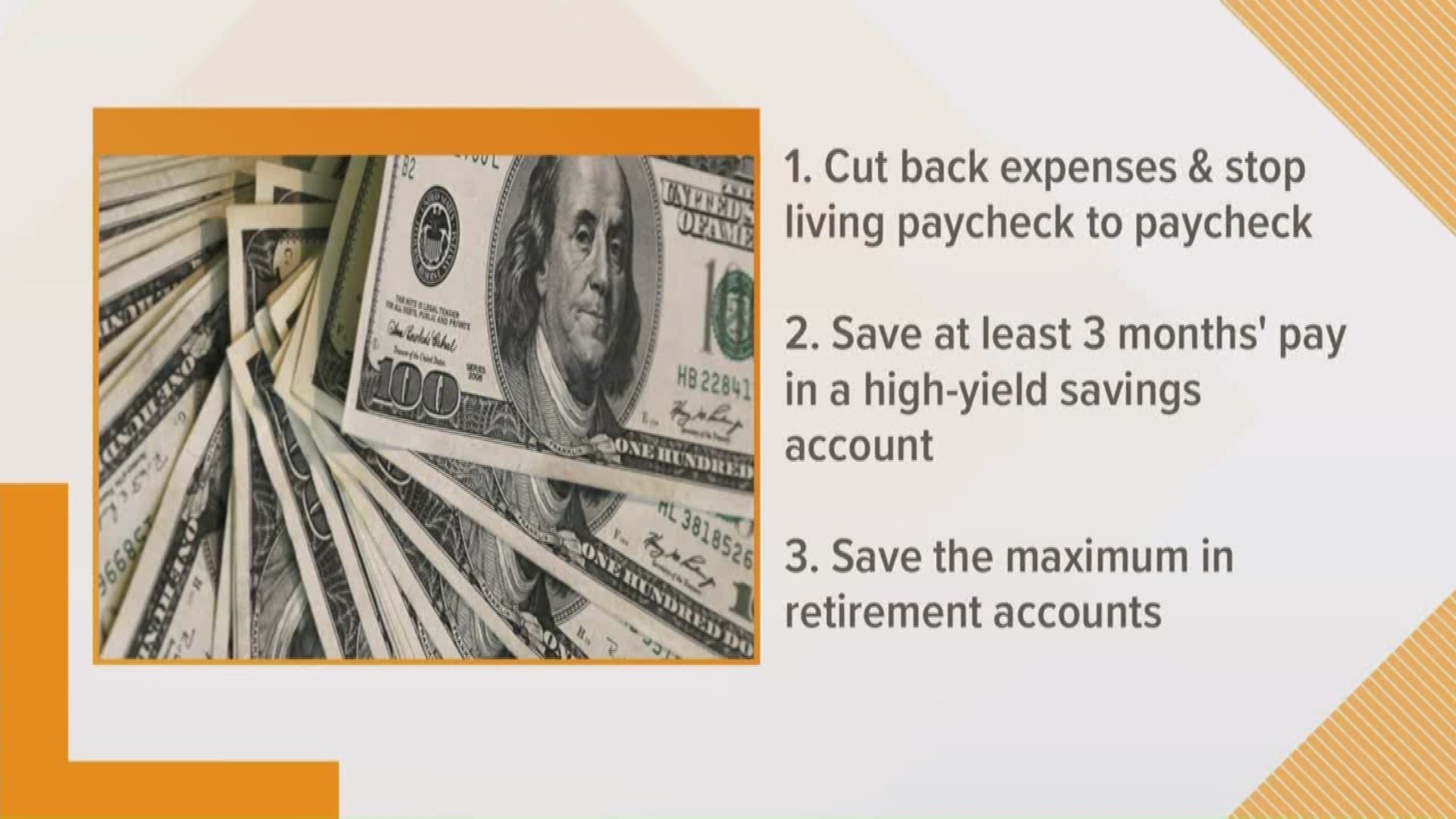 Financial Expert Randy Waesche is helping to build up the millennial's finances by giving them some simple yet life-changing tips.