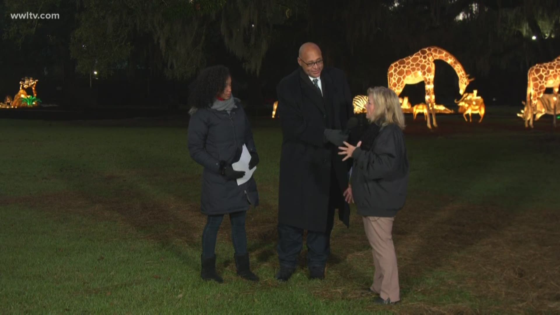 Audubon Institute's Brenda Walkenhorst gives a preview of Zoo Lights, the new holiday attraction at Audubon Zoo.