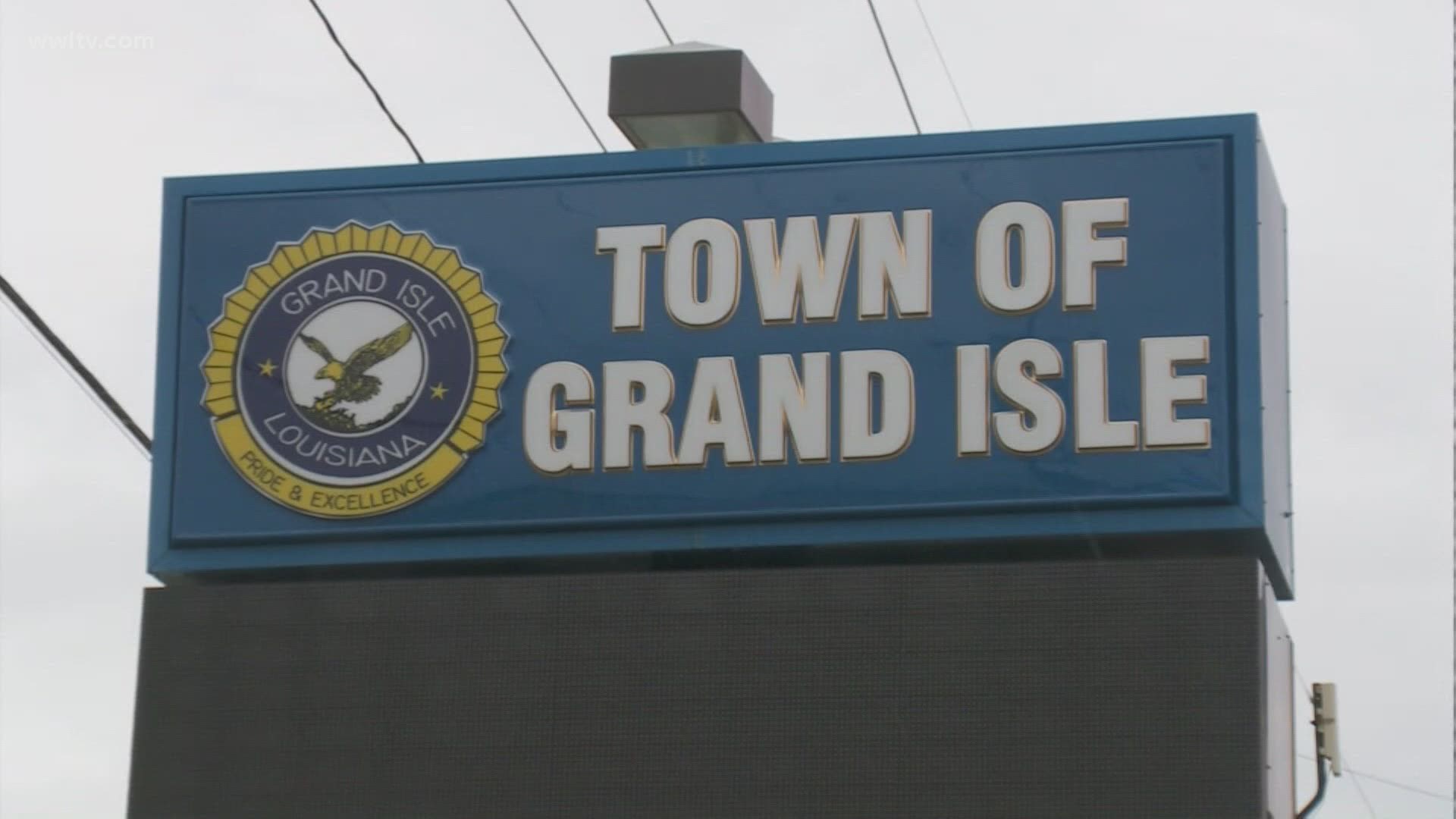 Grand Isle is running low on water in its tank after a line from Lafitte to Grand Isle was severed, cutting off the supply.