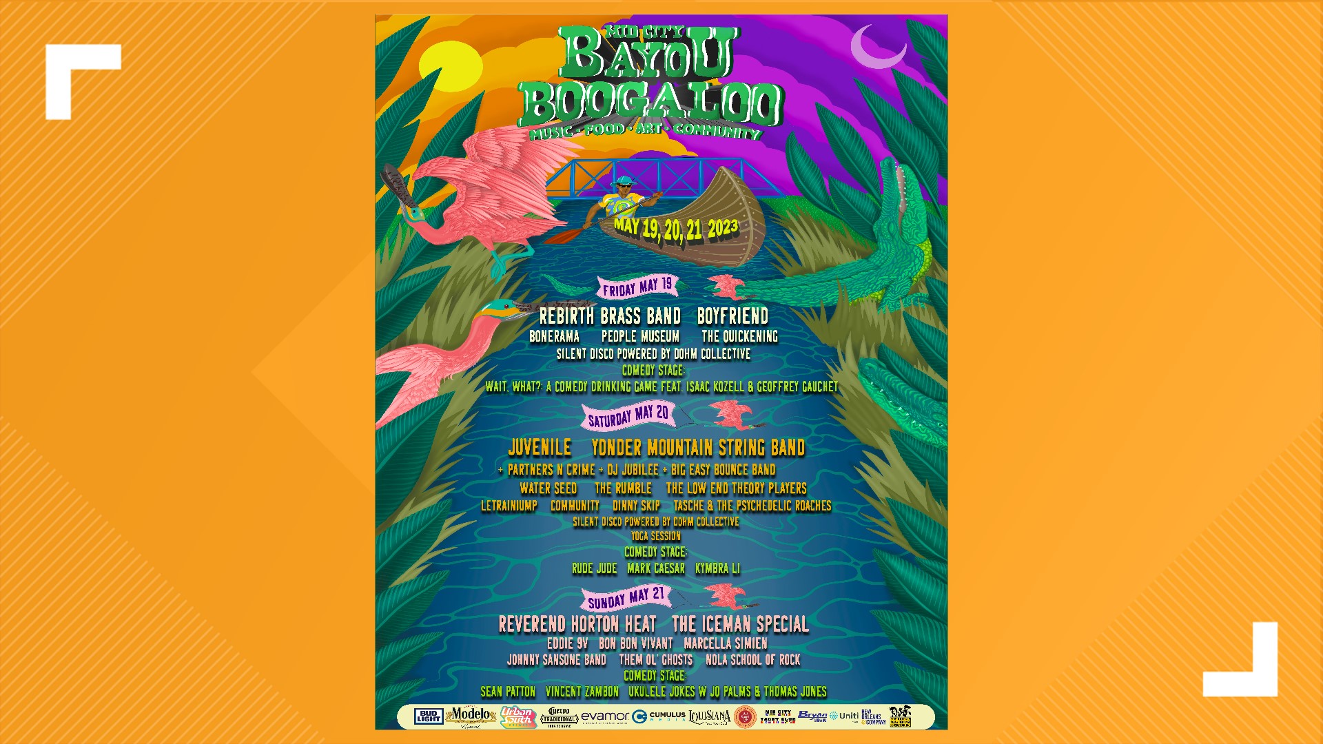 Bayou Boogaloo kicks off on the banks of Bayou St. John