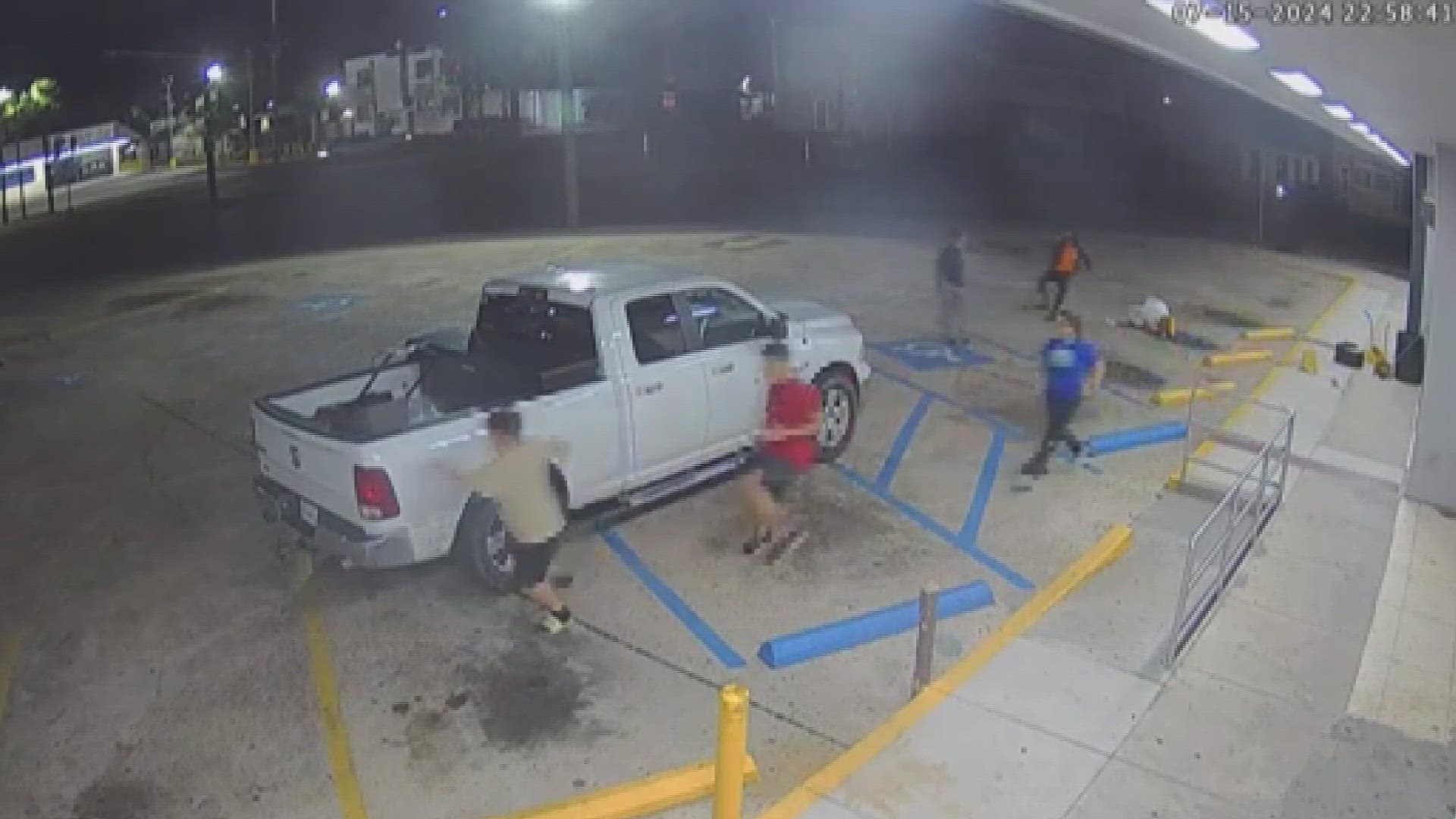 New Orleans police said a shooting at the Gentilly Shopping Center was caught on video.