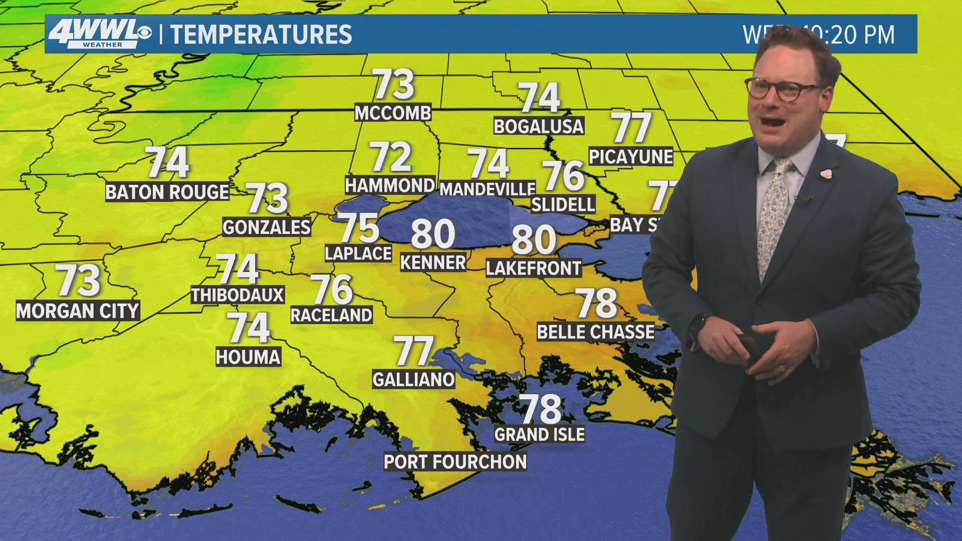 Chief meteorologist Chris Franklin says a cold front is approaching and expect a few showers this weekend.