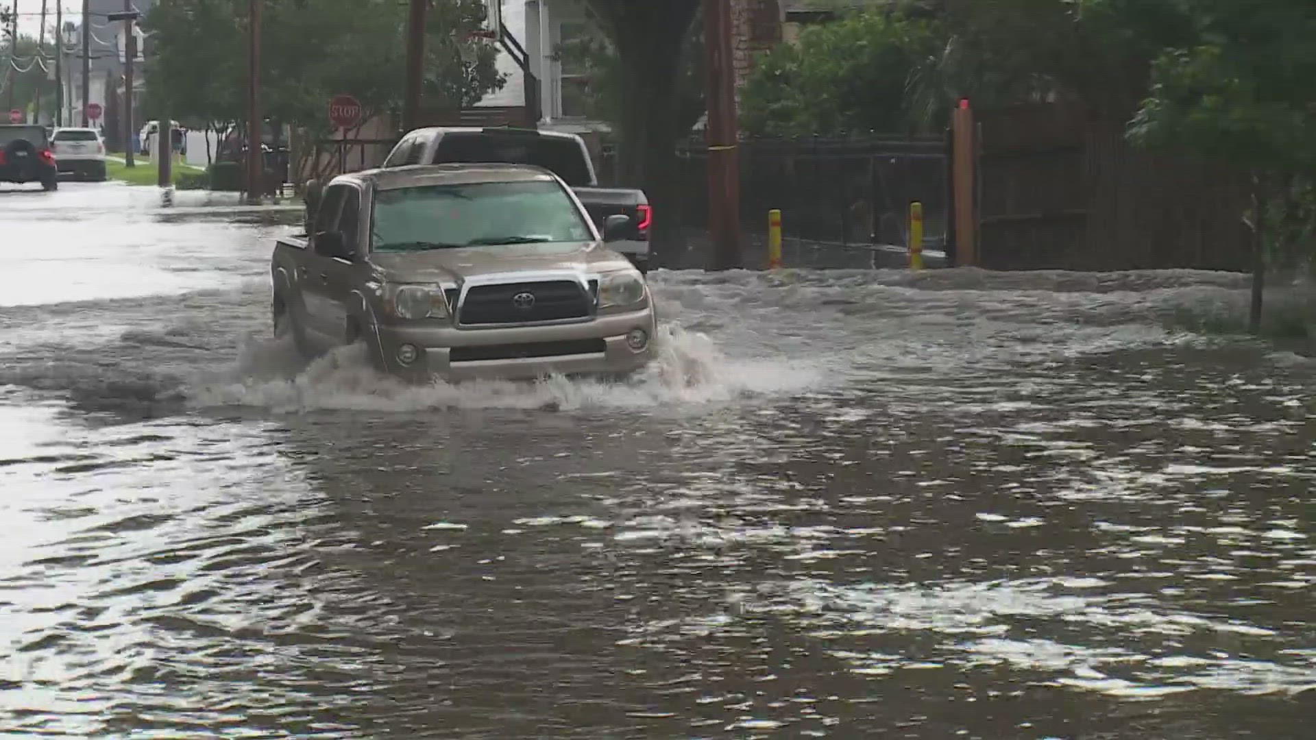 The S&WB said it was the amount of rain that fell, more than 3 inches in a short span, that caused the problems.