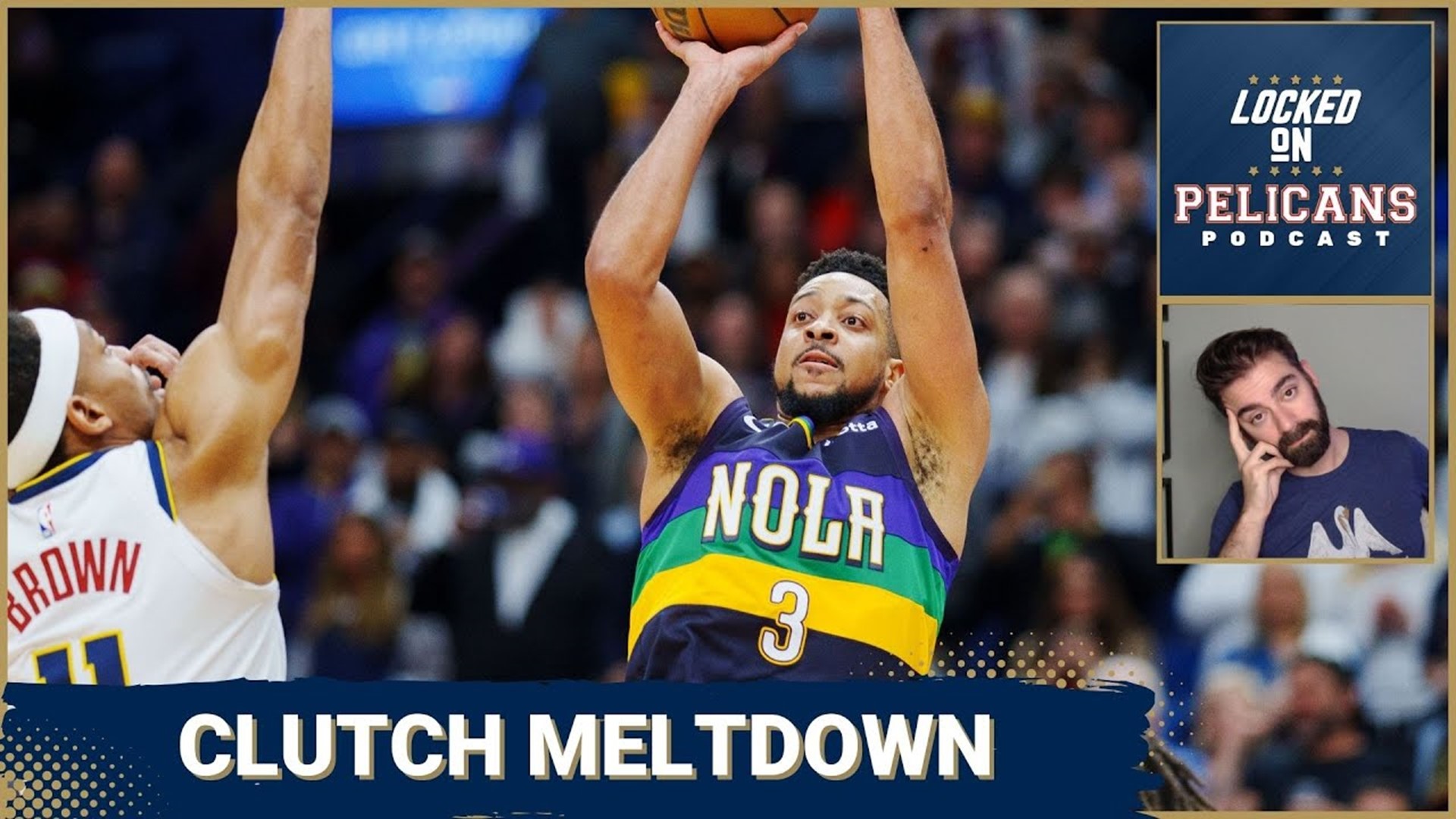 The New Orleans Pelicans had a chance to beat Nikola Jokic and the Denver Nuggets but CJ McCollum missed the game-winning shot.