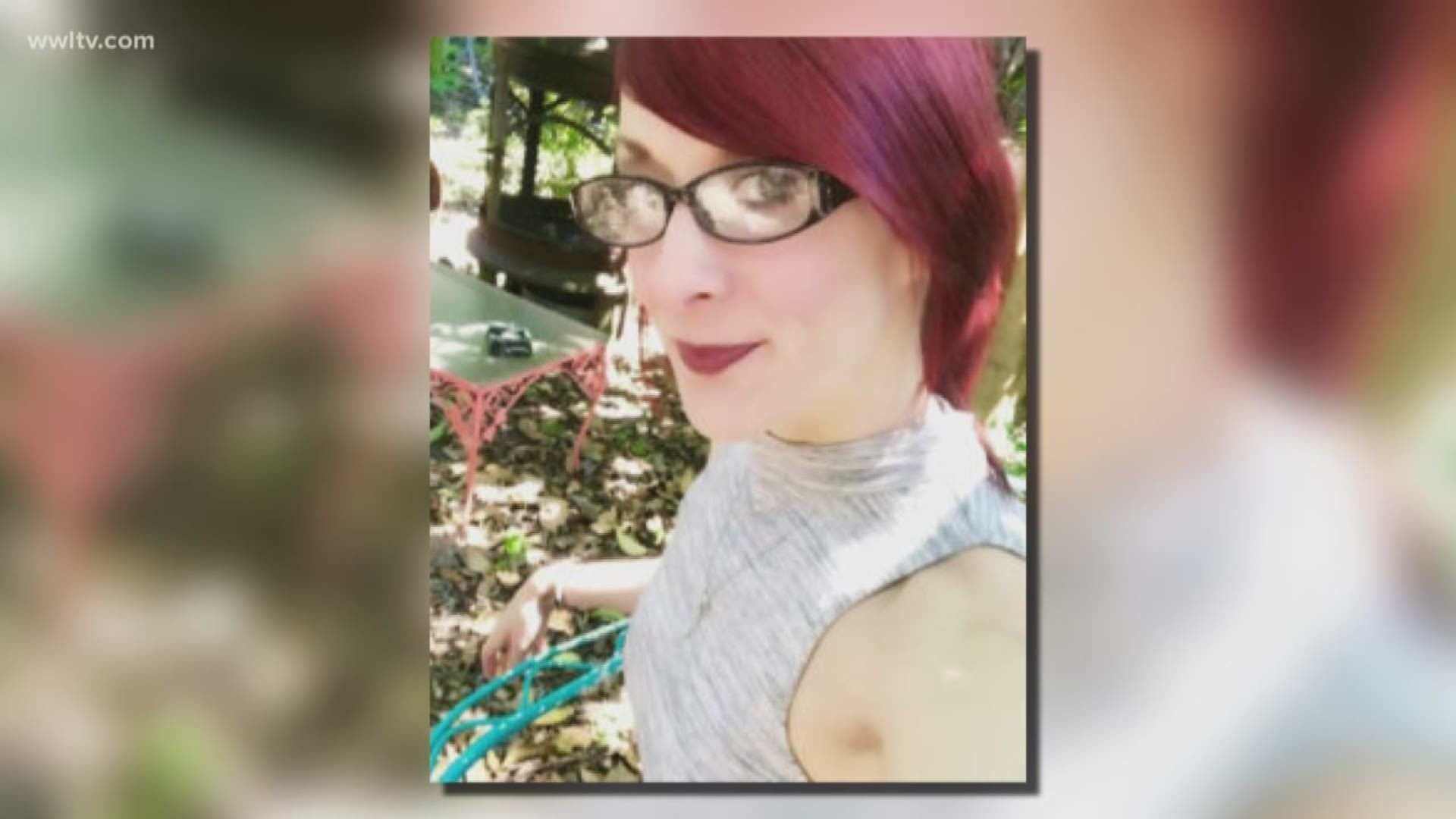 43-year-old Mia West had been missing since Oct. 7. Her car and later her body was found in Lafourche Parish Saturday afternoon. 