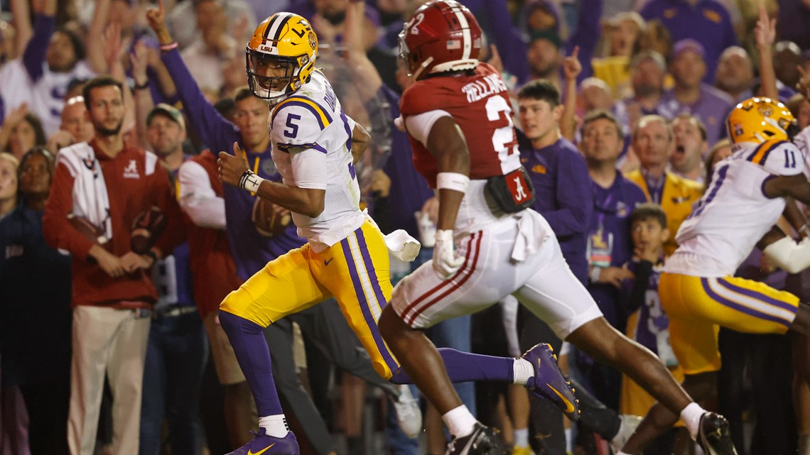 What time is the LSUAlabama game and where can I see it?