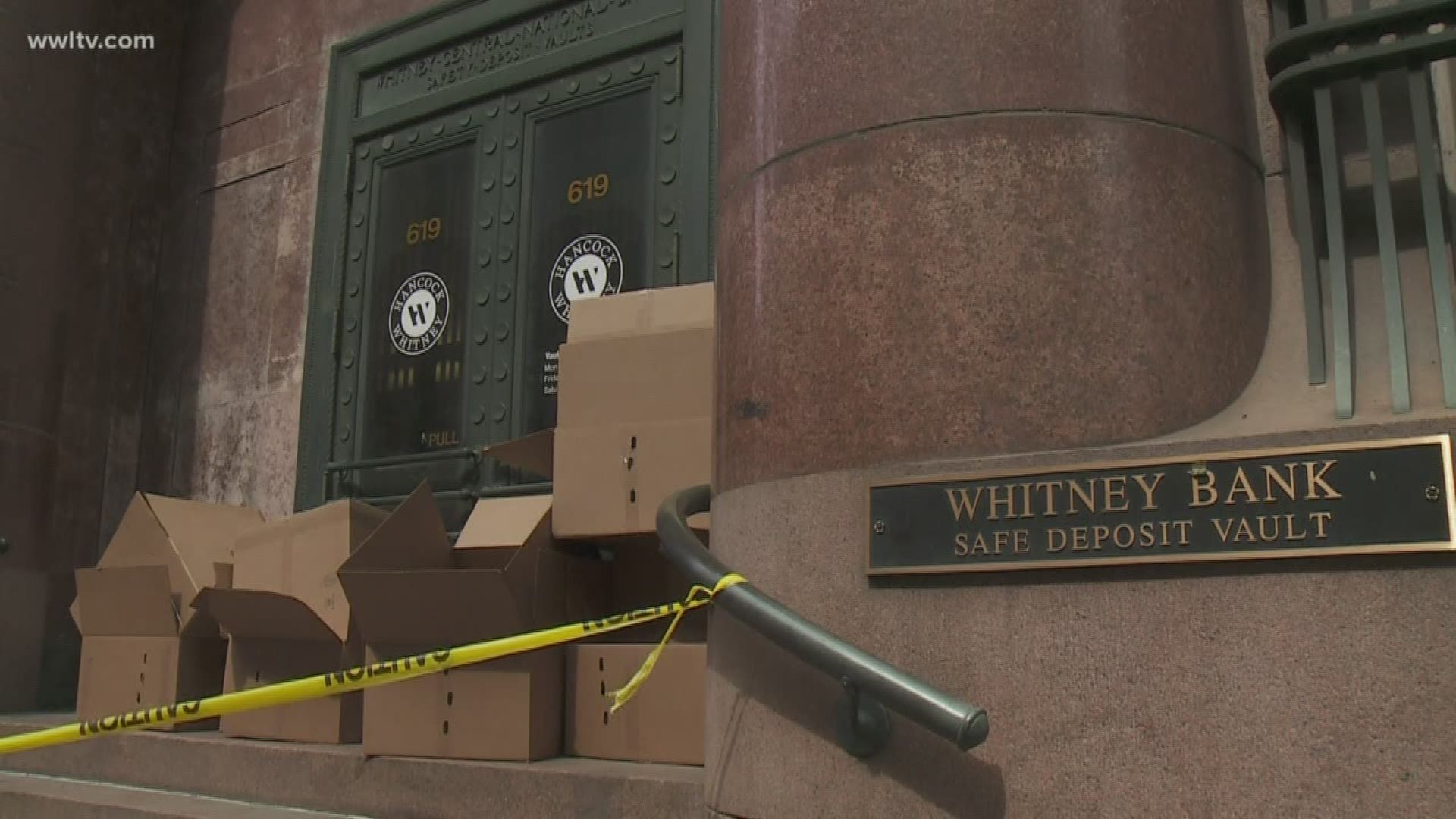 Some of the paperwork is expected to date back to the 1800s, when Hancock Whitney first opened its doors
