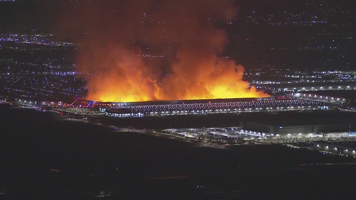 Suspect arrested after massive California warehouse fire | wwltv.com